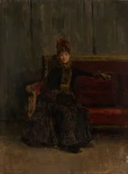 Sittende dame