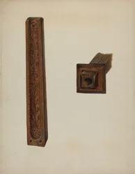 stearinlysform, ca. 1939.