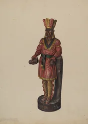 Sigarbutikk indisk, ca. 1936.