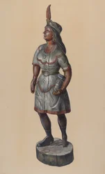 Sigarbutikk indisk, ca. 1937.