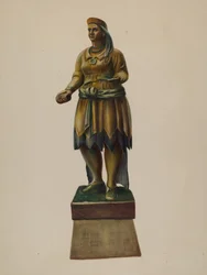 Sigarbutikk indisk, ca. 1937.