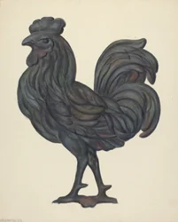 Værfane, ca. 1937.