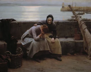 Aldri nådde morgenen kvelden uten at et hjerte brast, 1894.