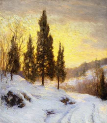 Vintersolnedgang