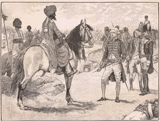 Overgivelsen av Baillie til Hyder Ali AD1780