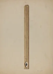 Plumb Line and Board, 1939.
