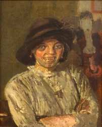 Kylling, ca. 1914 (olje på lerret)
