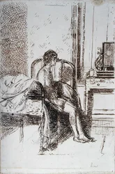 Lady of the Chorus (blekk på papir)