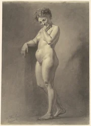 Naken kvinne