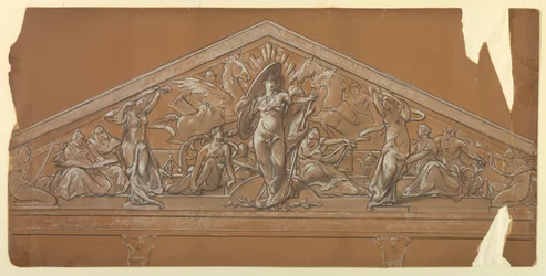Industri og handel (Design for Pediment)