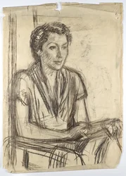 Portrettstudie av Frauke Lauterbach