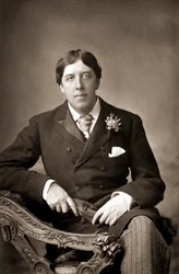 Oscar WiIde, irsk forfatter, vidd og dramatiker, c1890