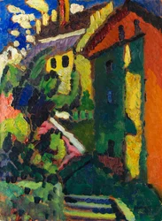Trapp til slottet Murnau, 1909.