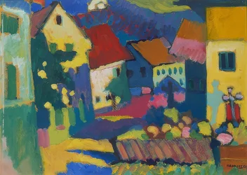 Gate i Murnau. Rundt 1909-14