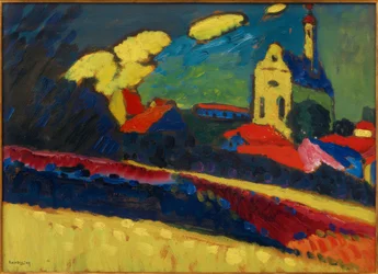 Studie av Murnau - Landskap med kirke I