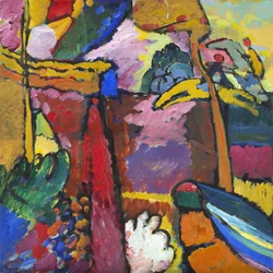 Studie for improvisasjon V, 1910