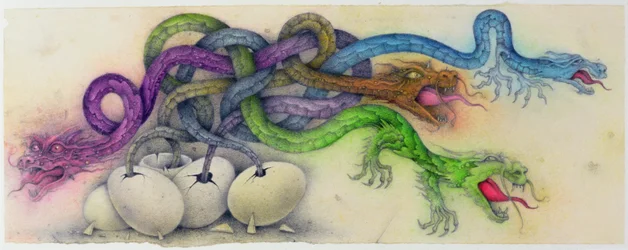 Within Moments of Hatching, 2000 (blandet media)
