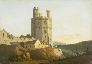Caernarvon slott, Ørnetårnet (olje på lerret)