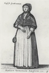 Engelsk Gentlewoman, 1643