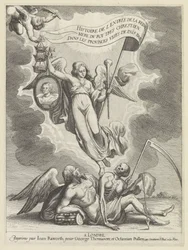 Faam overwint de tijd en de dood Historien om inngangen til dronningens mor til den mest kristne kongen i De forente provinser i de lave landene (serietittel på objekt)