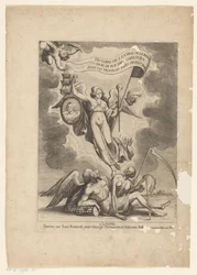 Faam overvint de tijd en de dood Historien om inngangen til dronningens mor til den mest kristne kongen i De forente provinser i de lave landene (serietittel på objekt)