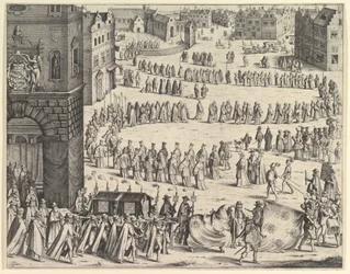 Begravelse til general Johann Baptista von Taxis, 1645.