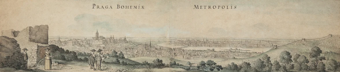 Flott utsikt over Praha