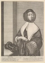 Hyems - Winter Tre-kvart-lengde sesonger, 1641.