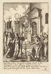 Jesus før Pilatus, 1625-77.