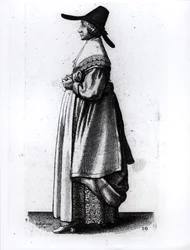 Kjøpmannskone, 1640