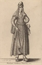 Tyrkisk hoffkvinne, 1644.