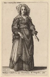 Mulier Calabra, Vulgo, Foretana fra Napoli