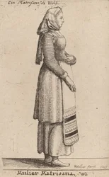 Matrisana kvinne, 1649.