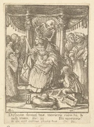 Keiseren, fra Dødedansen, 1651.