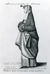Kvinne av kvalitet fra Antwerpen, 1643