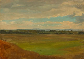 Bredt landskap, studie
