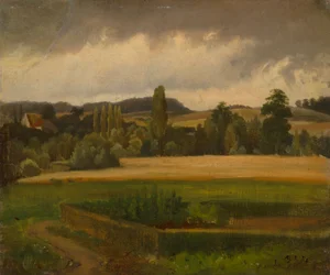 Landskap fra Gräfenberg - Studie