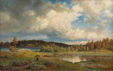 Landskap fra Kuru i morgenlys