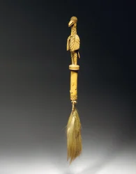 Fluevisp, Benin (elfenben og hestehår)