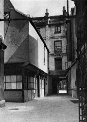 Calverts bygninger, med en gårdsplass som er typisk for den gamle Borough High Street, London, 1926-1927.