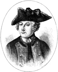 Sir Jeffery Amherst, britisk soldat fra 1700-tallet, ca 1880.