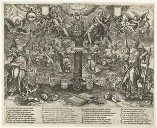 Paktens tre, 1578 Paktenes tre / Arbor Pacis (tittel på objekt)