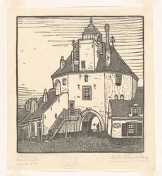 Fiskehavn i Harderwijk Het Vischpoortje, Harderwijk (original tittel)