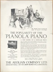 Aeolian Company Pianolas, 1920-tallet