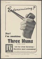 Three Nons Pipe Tobacco, ca. 1930-tallet