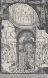 Katafalken av Leopold, erkehertug av Østerrike, 1646.