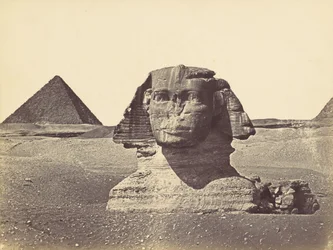 Leder for Sphynx, ca. 1860.