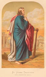 St. Judas Thaddeus, midten av slutten av 1800-tallet.