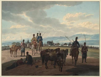 Russiske kosakker i mars 1804
