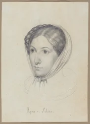 Agnes von Felsen, ca. 1822 (grafitt)